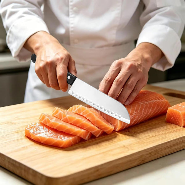Kitchen Knife, 7 Inch Chef Knife, Ultra Sharp Santoku Knife, Chef'S Knife6