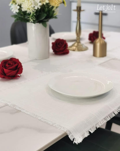 White Placemats Set of 42