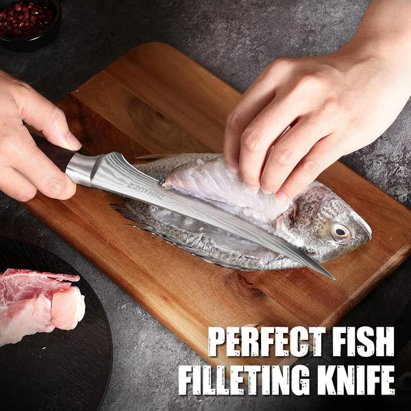 7 Inch Fillet Knife, Razor Sharp Boning Knife for Fish6