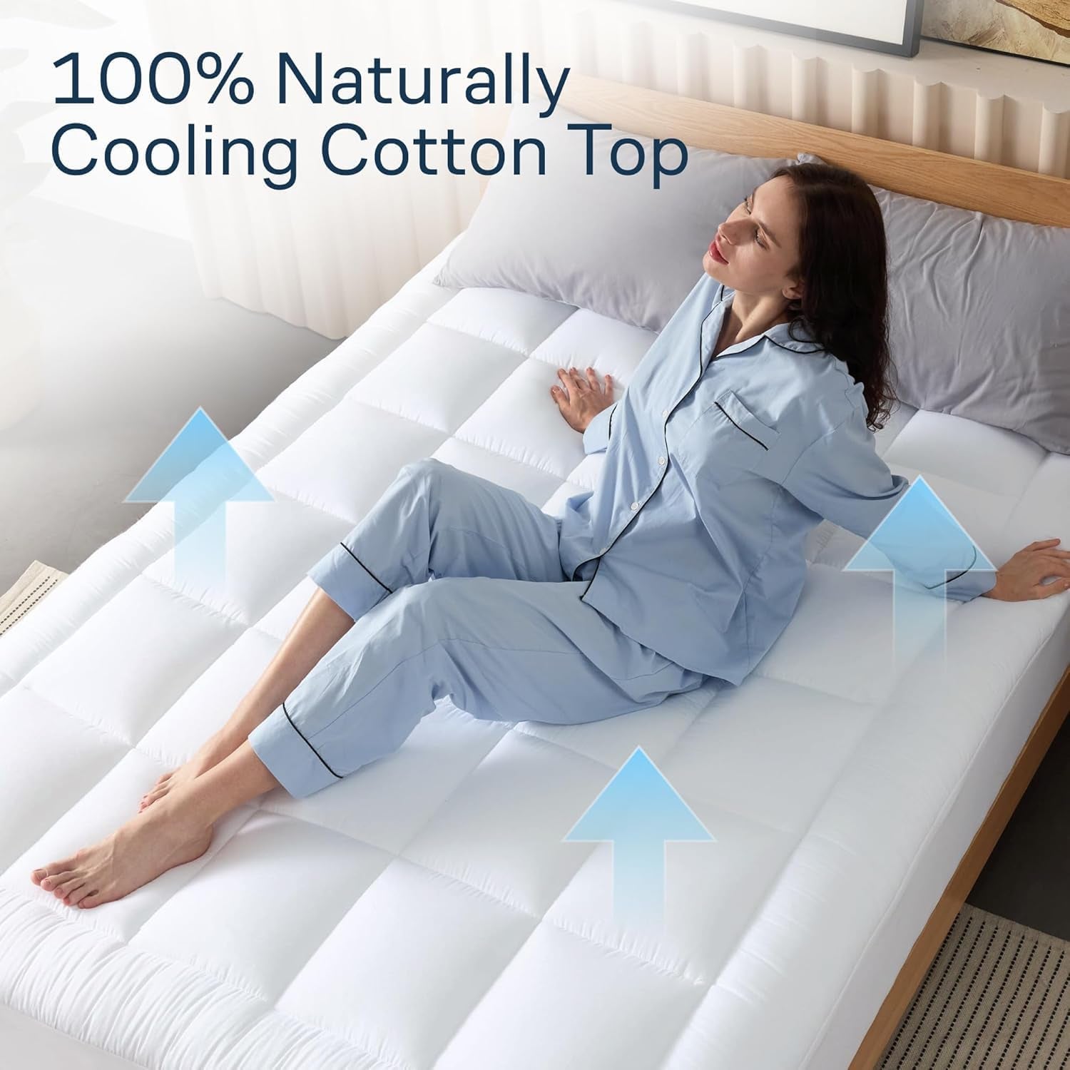100-cotton-top-cooling-mattress-topper-queen-size-cloud-like-mattress-pad-breathable-20-deep-pocket-back-pain-relief-perfect-for-hot-sleepers-white