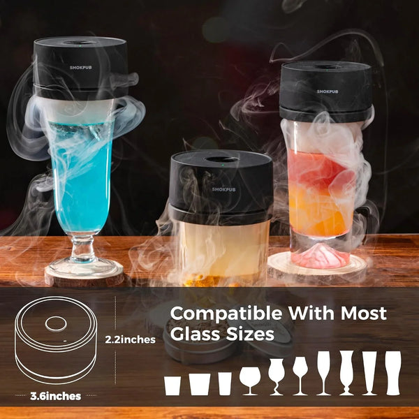 Electric Whiskey Smoker Kit, Cocktail Smoker with Heating System | No Butane Needed, 6 Wood Chips for Old Fashioned Drink Smoker Kit, Ideal Bourbon Whiskey Gift for Men, Dad and Husband4