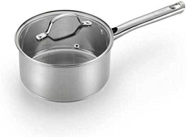 Performa Stainless Steel Cookware Set 12 Piece Induction Oven Broiler Safe 500F Pots and Pans, Dishwasher Safe Silver6