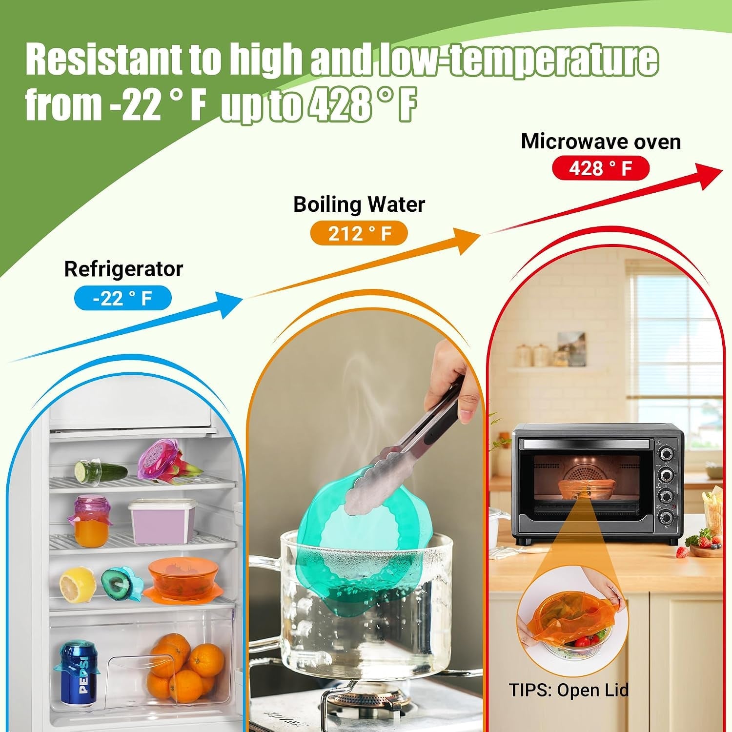 silicone-stretch-lids-for-food-storage-in-fridge-reusable-elastic-bowl-covers-for-cup-cans-jars-round-rectangle-container-food-grade-silicone-microwave-food-cover-heat-resistant-6pcs