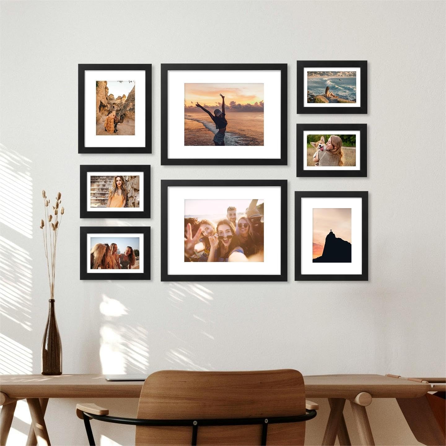 8x10-picture-frame-fits-5x7-photos-with-mat-black
