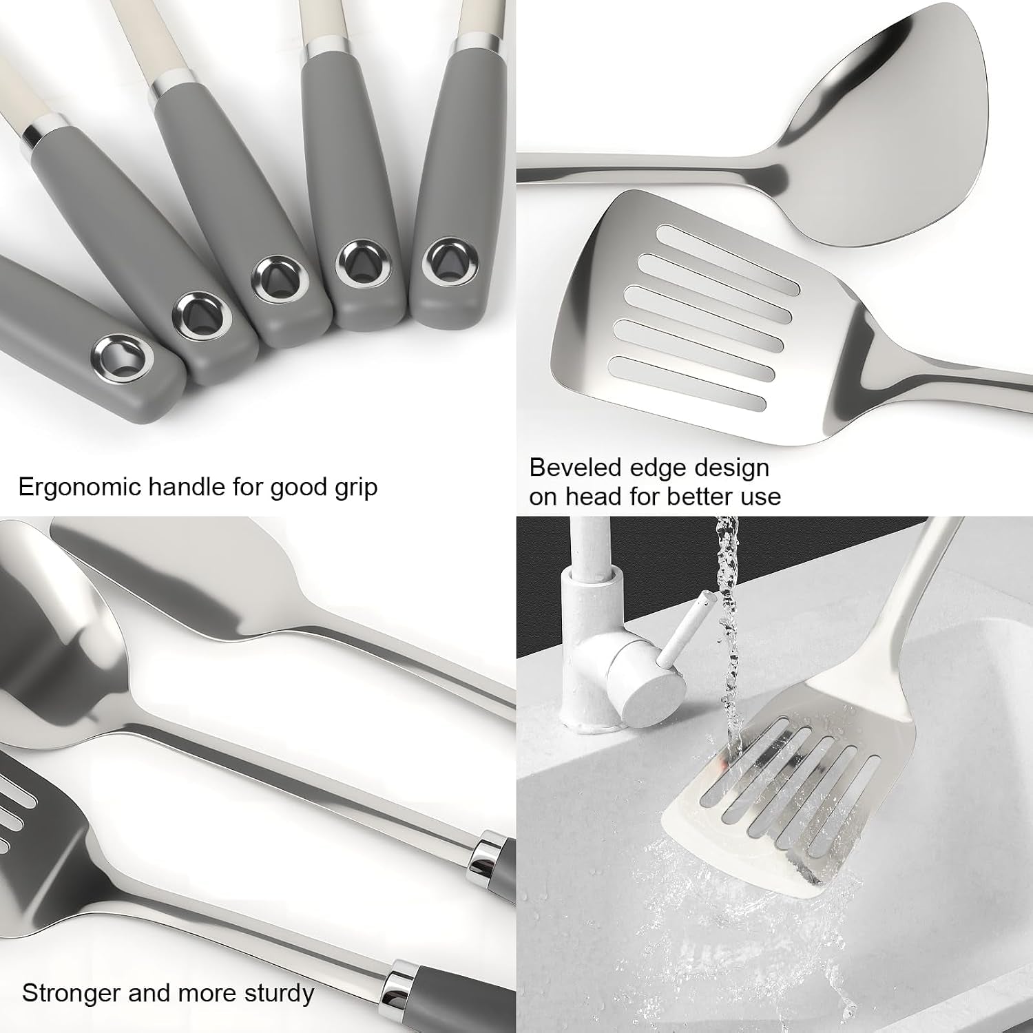 10-piece-stainless-steel-cooking-utensils-set-18-0-heavy-duty-kitchen-tools-for-grilling-serving-grey