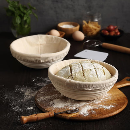 Premium round Bread Banneton Basket with Liner - Perfect Brotform Proofing Basket for Making Beautiful Bread (9 Inch)7