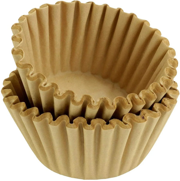 8-12 Cup Basket Coffee Filters (Natural Unbleached, 200) | Made in USA Basket Coffee Filters, 8-12 Cup Size, Natural Unbleached Paper, 200 Count, for Drip Coffee Makers1
