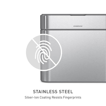 Simplehuman Compost Caddy, Detachable and Countertop Bin, 4 Liter / 1.06 Gallon, Brushed Stainless Steel6