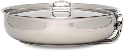 Stainless Steel Folding Skillet and Lid (8-Inch)2