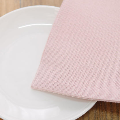 Set of 4 Soft Linen Handmade Placemats Heat Resistant Dining Table Place Mats Kitchen Table Mats 12 X 18 Baby Pink3
