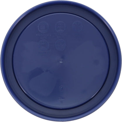 7200-PC (2-Cup) Blue Food Storage Lid (4-Pack) - Made in USA | Bpa-Free Plastic | Top-Rack Dishwasher Safe | Refrigerator Freezer Safe | Secure Fit | Meal Prep2