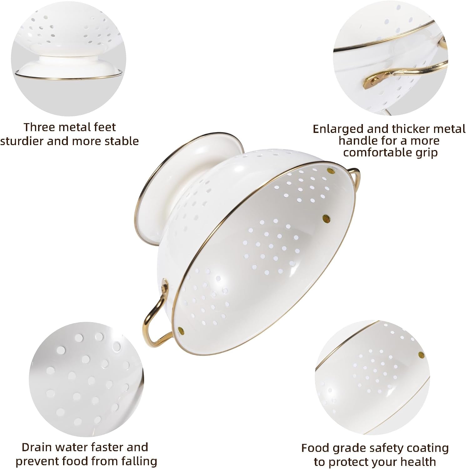 metal-colander-set-of-3-strainer-basket-with-handles-perfect-for-spaghetti-pasta-berry-vegetable-fruit-solid-base-powder-coated-kitchen-essential-strainer-set-1-3-5-5-qt-cream