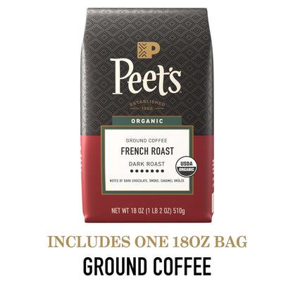 Peet'S Coffee, USDA Organic Dark Roast Ground Coffee, 100% Arabica Coffee - French Roast 18 Ounce Bag3