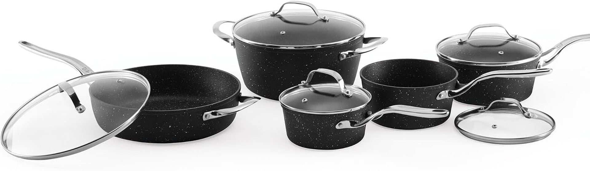 the-rock-10pc-non-stick-cookware-set-forged-aluminum-black-non-stick-saucepans-fry-pan-rock-tec-surface-oven-safe-even-heating-everyday-cookware-set