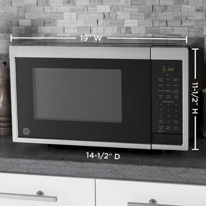GE Smart Countertop Microwave Oven | Complete with Scan-To-Cook Technology and Wifi-Connectivity | 0.9 Cubic Feet Capacity, 900 Watts | Smart Home & Kitchen Essentials | Stainless Steel3