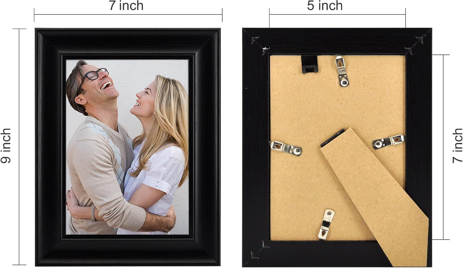 5x7-picture-frames-black-wood-pattern-high-definition-glass-for-table-top-display-and-wall-mounting-photo-frame-pack-of-4