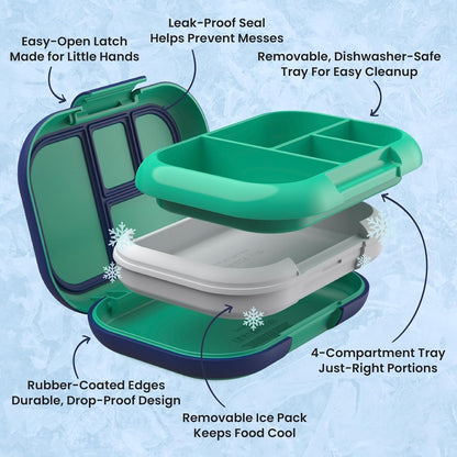 Bentgo Chill Kids 4-Compartment Bento Box Leakproof Lunch Box6