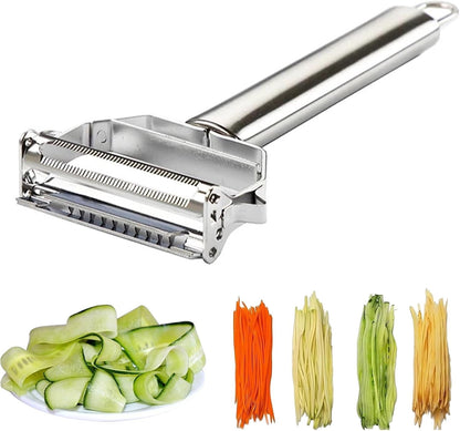 Multifunction Stainless Steel Julienne Peeler Vegetable Peeler Double Planing Grater Kitchen Accessories Cooking Tools1