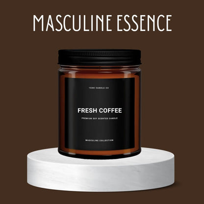 Coffee Candle - Espresso & Roast Coffee - Home Gifts - Scented Candles for Men (7Oz.)4