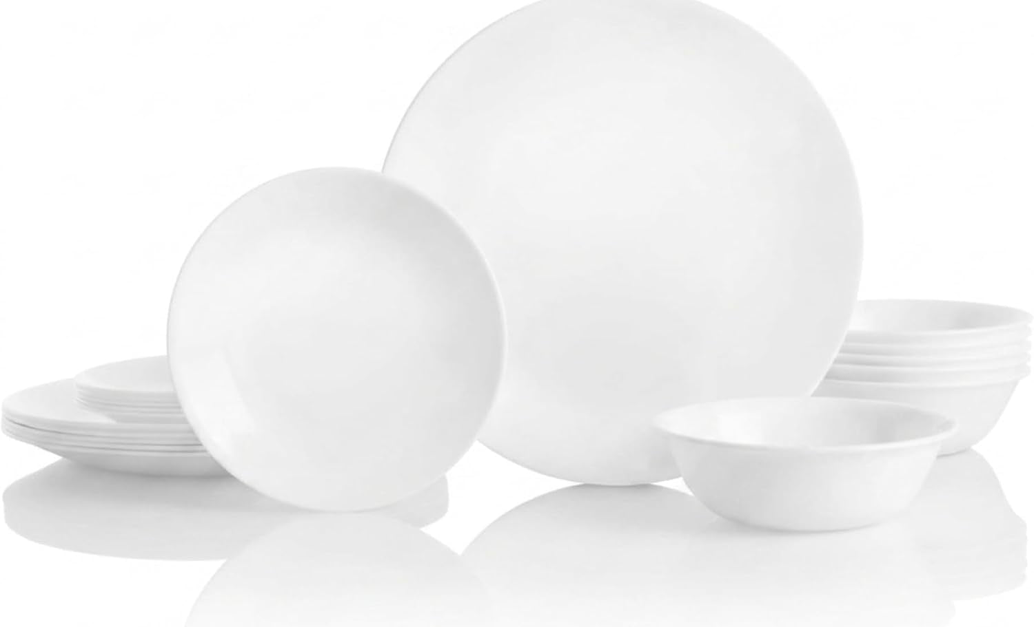 vitrelle-18-piece-service-for-6-dinnerware-set-triple-layer-glass-and-chip-resistant-lightweight-round-plates-and-bowls-set-winter-frost-white