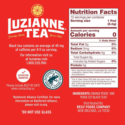 Unsweetened Iced Tea Single Serve Pods, 12Ct Box (Pack of 1)2