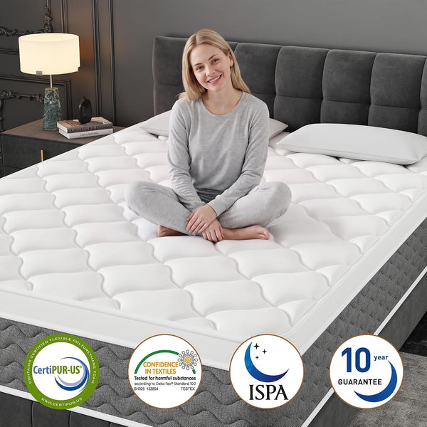 Gray Queen Mattress, 12 Inch Queen Size Hybrid Memory Foam Mattress6