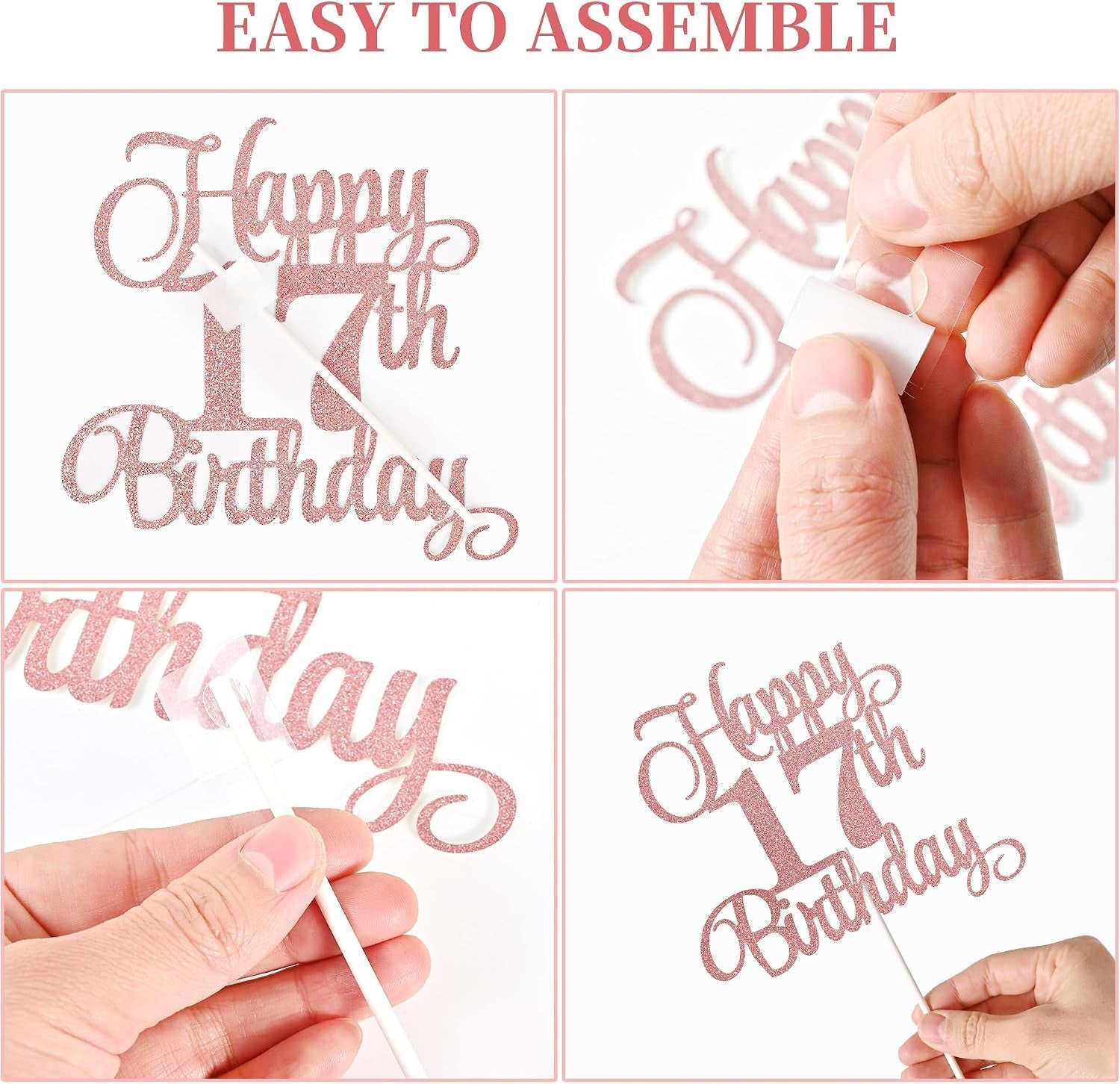 17th-birthday-cake-decorations-17th-birthday-candles-cake-numeral-candles-and-glitter-happy-17th-birthday-cake-toppers-set-for-birthday-party-supplies-rose-gold
