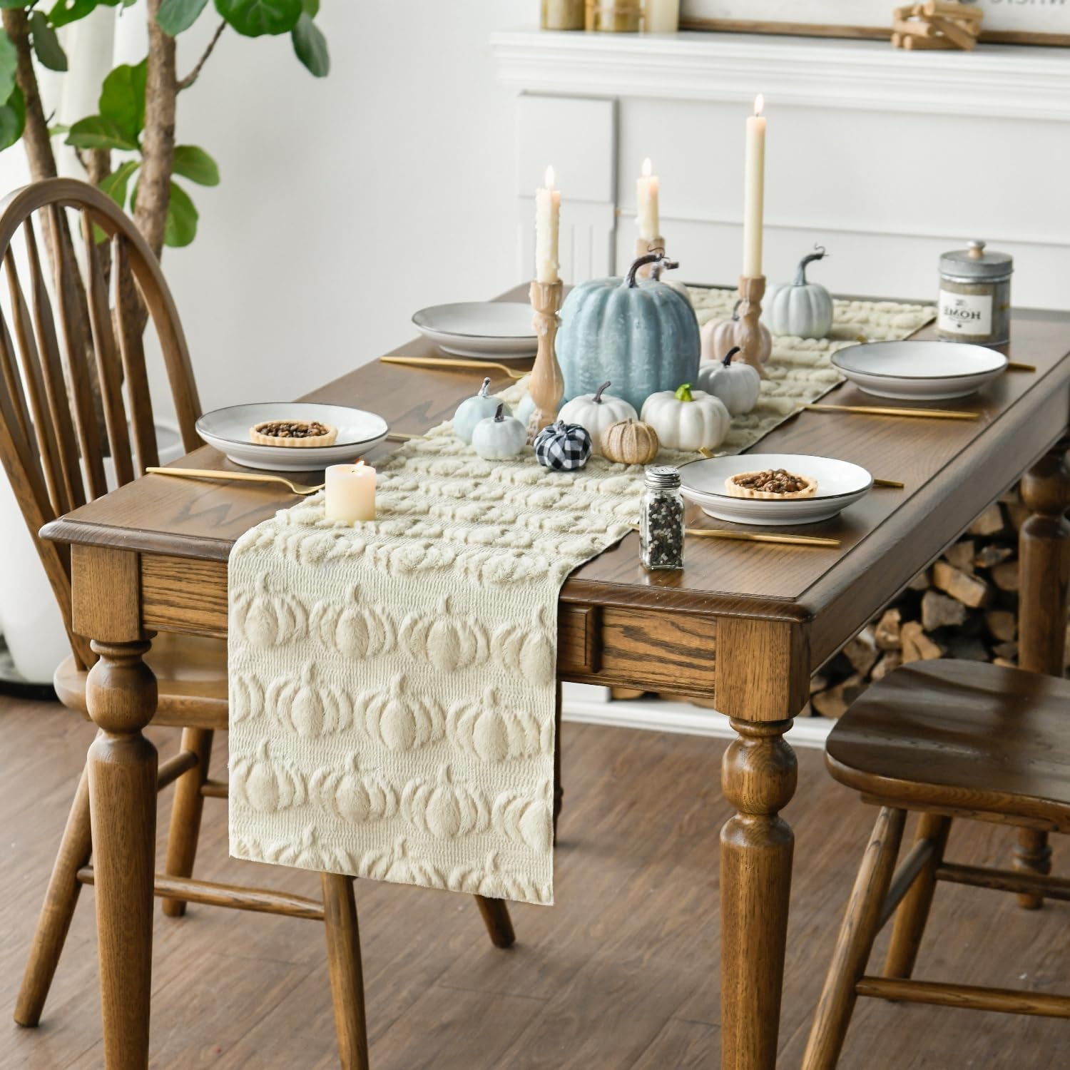 beige-soft-faux-fur-pumpkins-fall-table-runner-13x60-inch