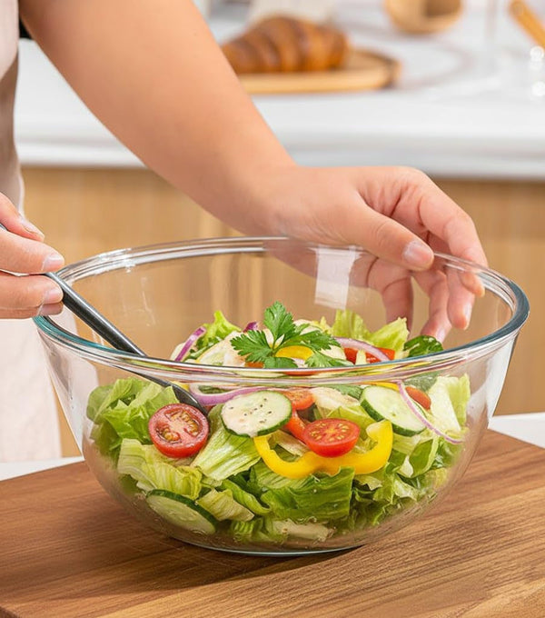 6 QT Large Glass Mixing Bowl with Lid for Sourdough Bread Making & Proofing7