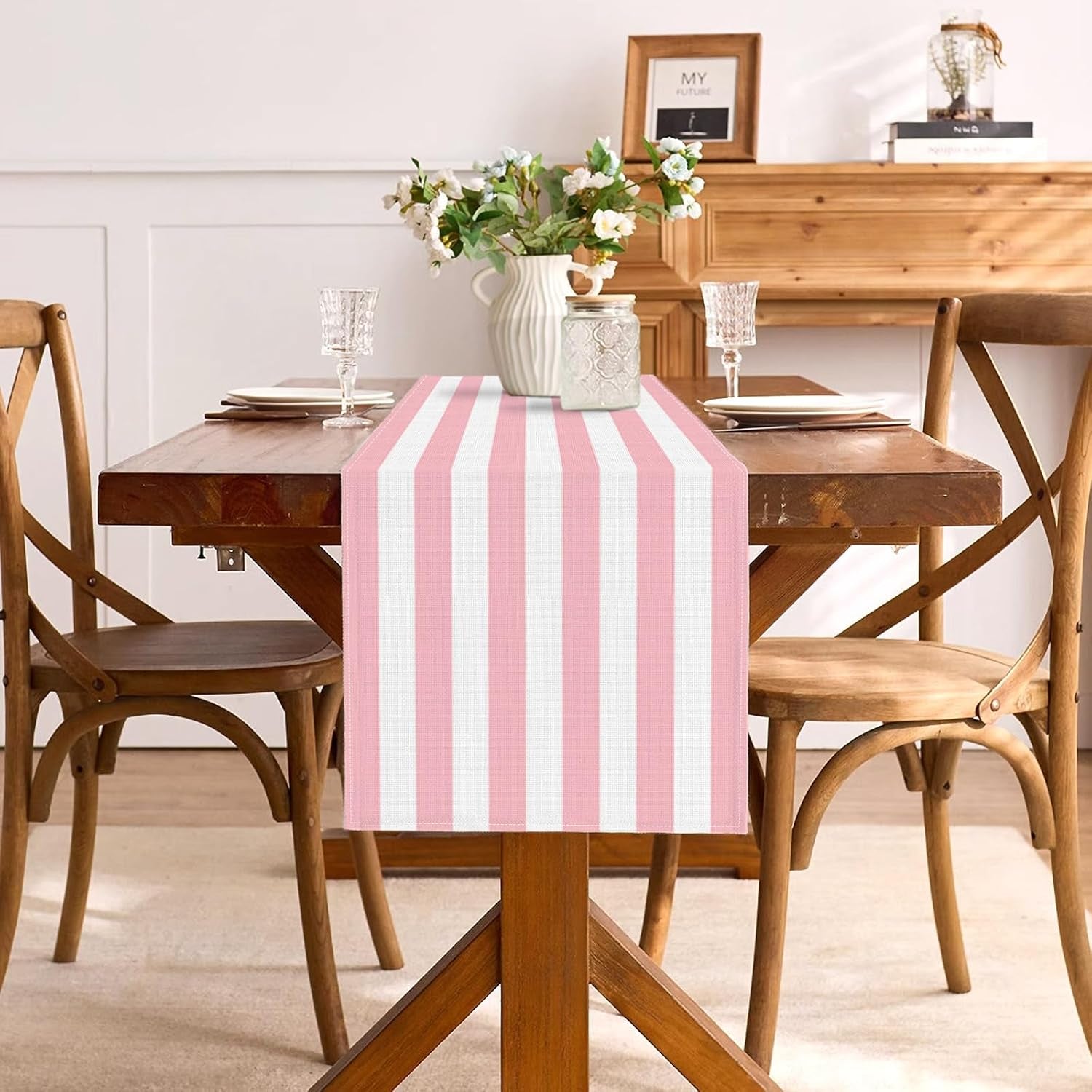 pink-and-white-vertical-striped-table-runner-light-pink-birthday-party-decoration-baby-shower-dining-room-home-kitchen-table-decor-pink-13-x-90
