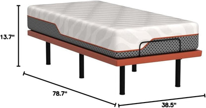 Adjustable Bed Frame + 14" Hybrid Mattress Twin XL, 3000 Series2