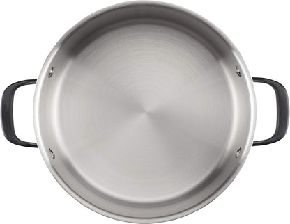 Kitchenaid 5-Ply Clad Stainless Steel Cookware Induction Pots and Pans Set, 10-Piece, Polished Stainless Steel9