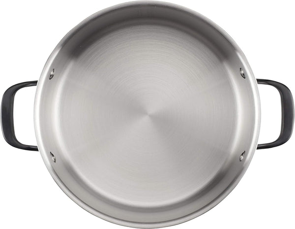 Kitchenaid 5-Ply Clad Stainless Steel Cookware Induction Pots and Pans Set, 10-Piece, Polished Stainless Steel9