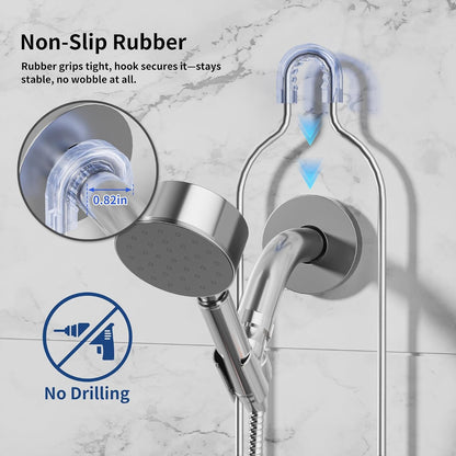 Shower Caddy Hanging, Shower Organizer over Handheld Showerhead3