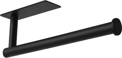 under Cabinet Paper Towel Holder for Kitchen, Adhesive, Black1