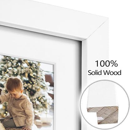 7 Openings for 4X6 Collage Picture Frame,Solid Wood/Glass5