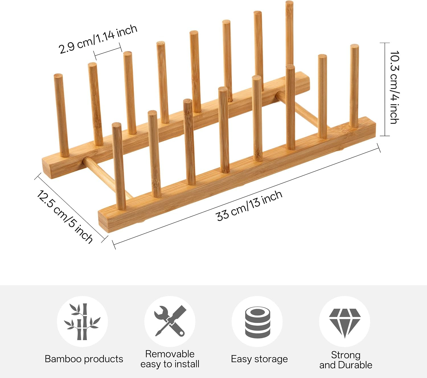 2-pack-bamboo-wooden-dish-rack-plate-holder-kitchen-organizer-7-slot