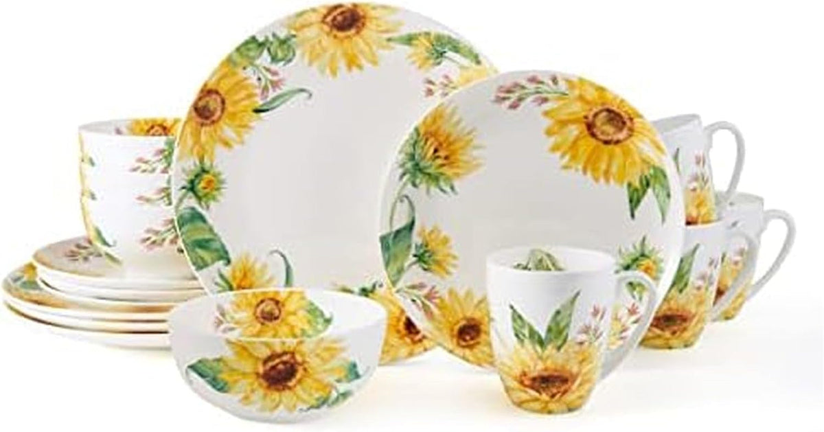 sunflower-bone-china-lightweight-chip-resistant-16-piece-dinnerware-set-service-for-4-multicolor