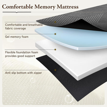Tri Folding Mattress Queen Size - 6 Inch Foldable Floor Sofa Bed3