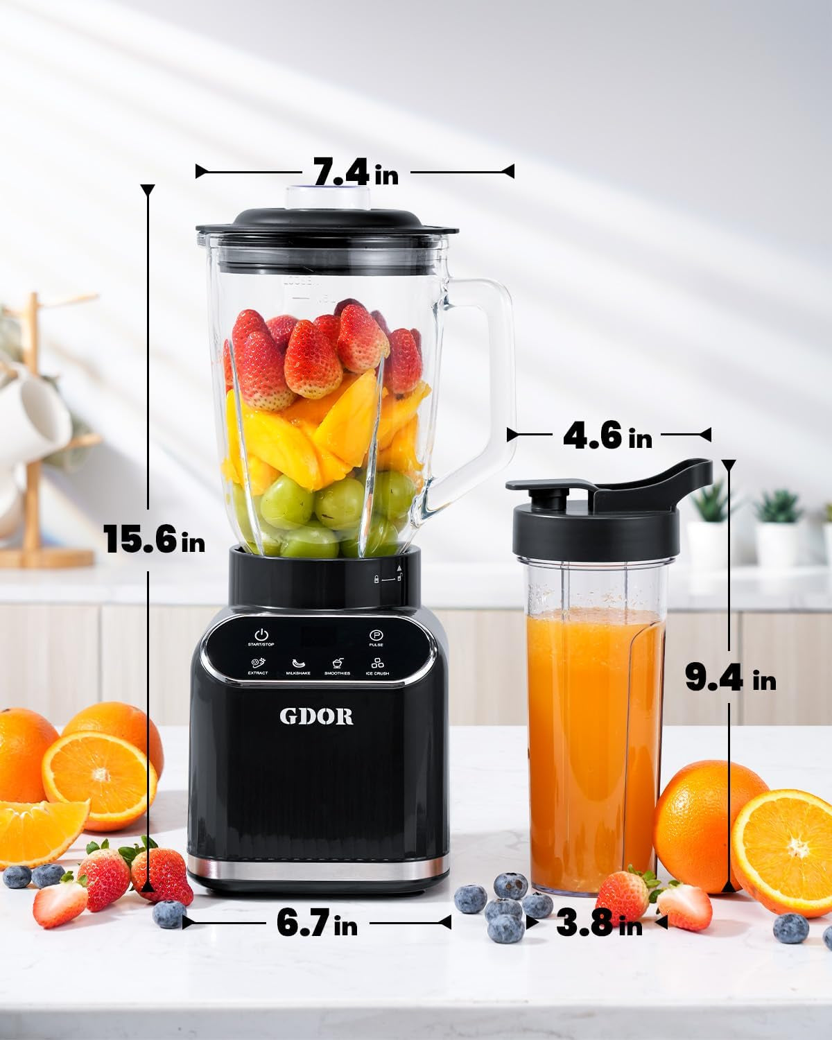 smoothie-blender-for-kitchen-1200w-glass-blender-with-5-smart-programs-professional-blender-with-52oz-jar-24oz-to-go-cup-6-leaf-blade-for-ice-cubes-frozen-fruits-and-shakes-self-clean-black