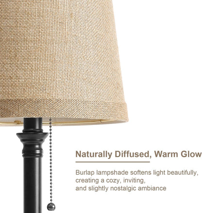 19.5" Small Table Lamp for Bedroom - Bedside Lamps for Nightstand5