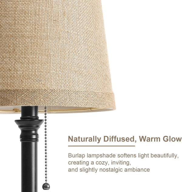 19.5" Small Table Lamp for Bedroom - Bedside Lamps for Nightstand5