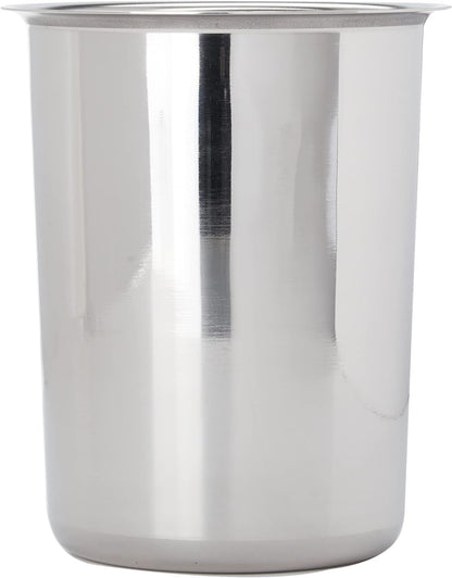1.25 Qt Stainless Steel Bain Marie | Bent Rim, Great for Hot Holding, Soups, Sauces and Steam Tables1