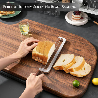 Adjustable Bread Knife for Homemade, Thickness Guide, Raised Handle, Right7