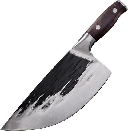 Meat Cleaver, 8 Inch Handmade Forged Butcher Knife High-Carbon Bone Chopper Traditional Butcher Slicing Knives Stainless Steel Kitchen Knives1