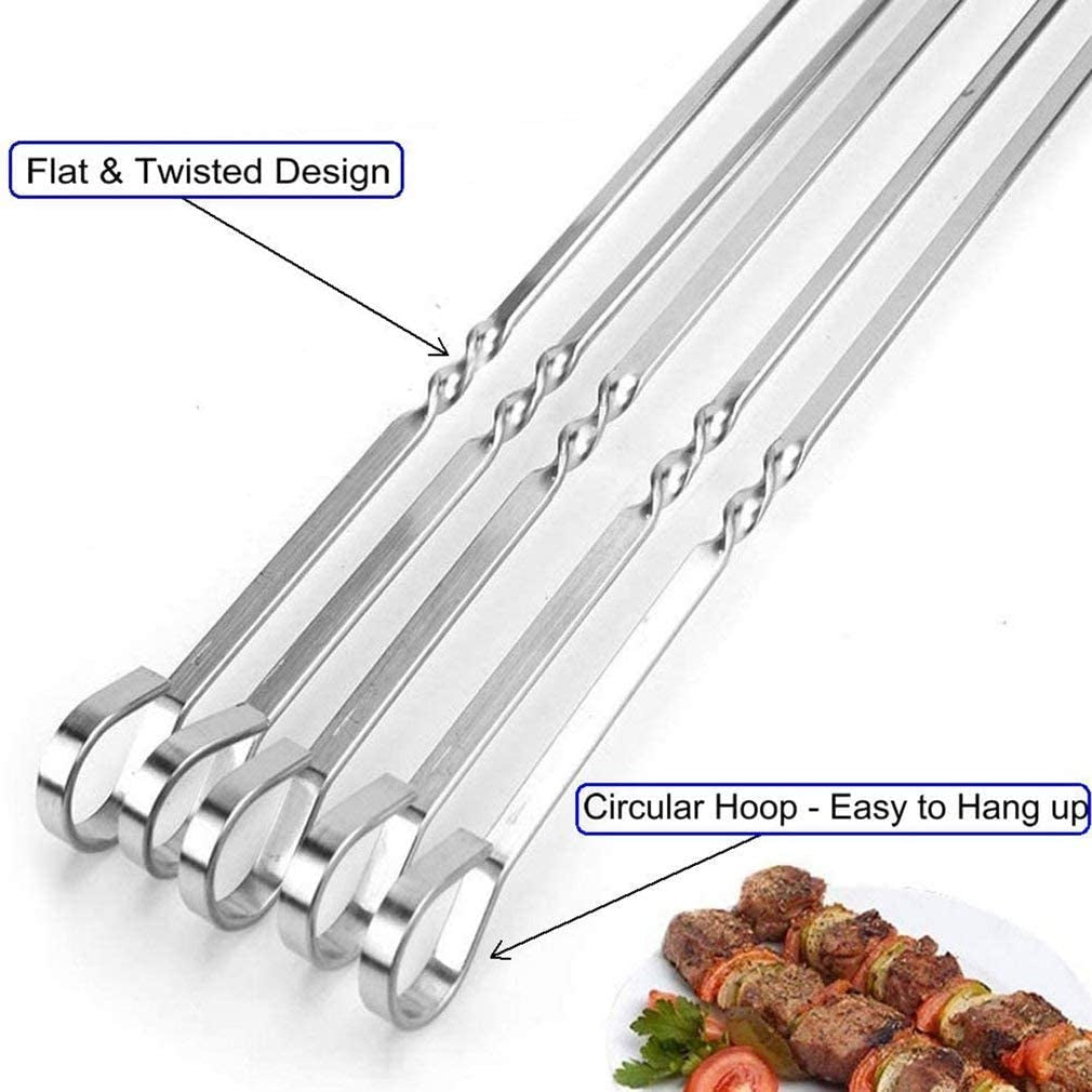 12pcs-kabob-skewers-flat-metal-bbq-barbecue-skewer-14-long-stainless-steel-shish-kebob-sticks-wide-reusable-grilling-skewers-set-for-meat-shrimp-chicken-vegetable-12-pack