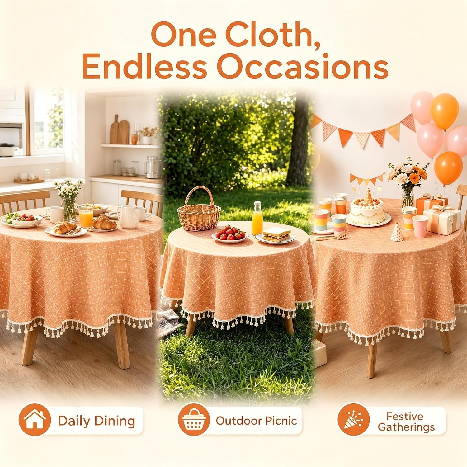 55-round-cotton-tablecloth-coral-gingham-table-cloth-linen
