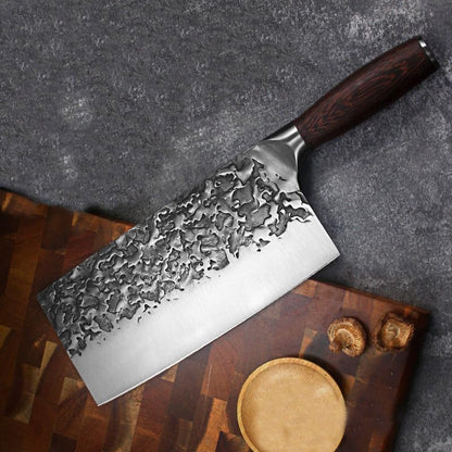 Meat Cleaver, 8 Inch Traditional Stainless Steel Kitchen Chef Knife Professional Chinese Meat Fish Slicing Vegetables Cutter Butcher Cleaver Knives3