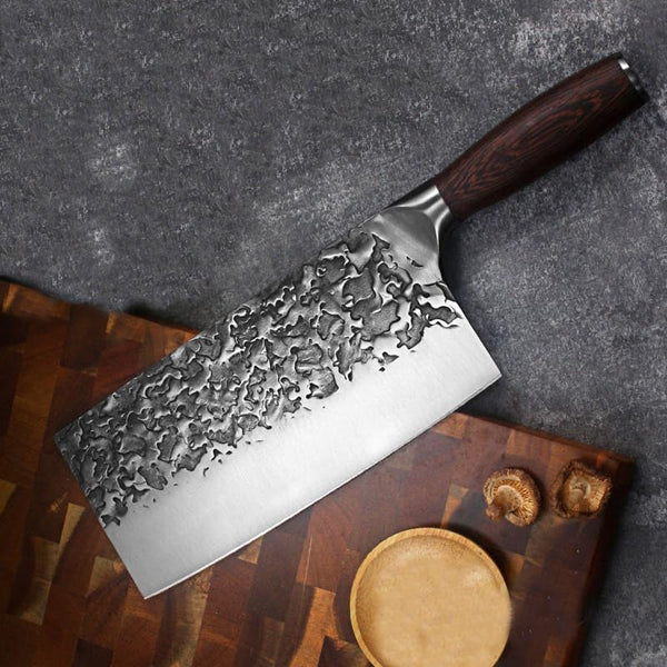 Meat Cleaver, 8 Inch Traditional Stainless Steel Kitchen Chef Knife Professional Chinese Meat Fish Slicing Vegetables Cutter Butcher Cleaver Knives3