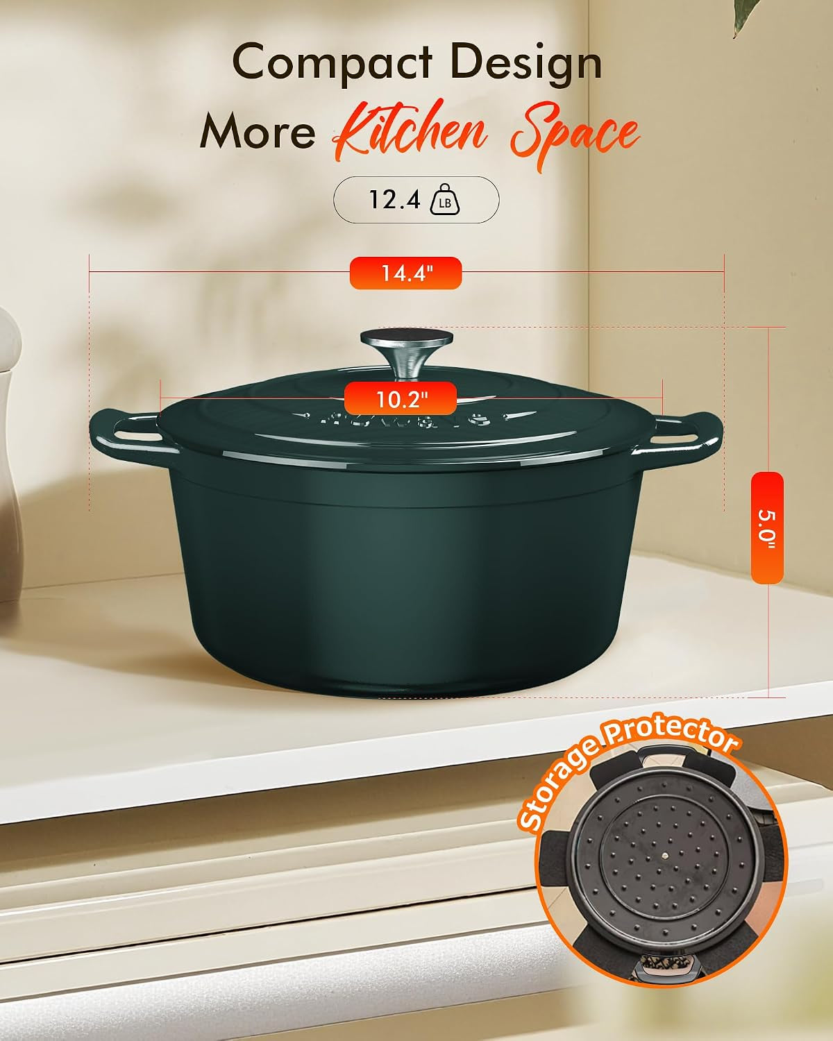 6-qt-pfas-free-enamel-cast-iron-dutch-oven-pot-with-lid-pine-forest-7-layer-black-enamel-sourdough-bread-soups-chili-slow-cooking-rust-resistant-lid-rim-all-cooktops-oven-safe-500-f